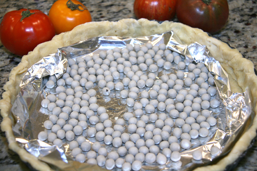 pie crust with weights